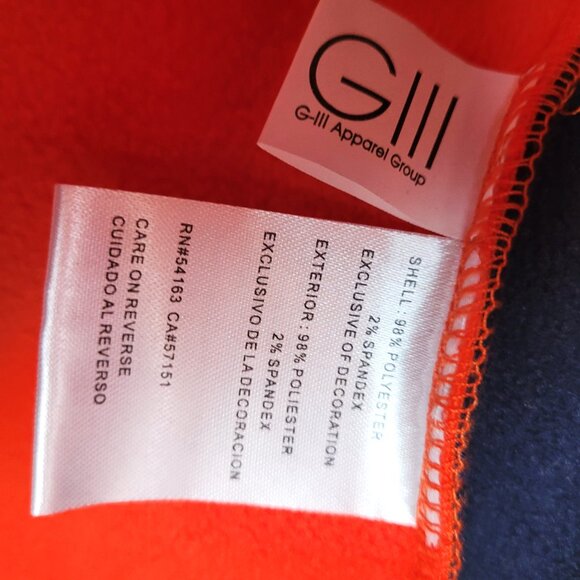 Denver Broncos NFL G-lll Jacket Men's L Orange Knit Fleece Lined Full Zip NWOT - Picture 10 of 14